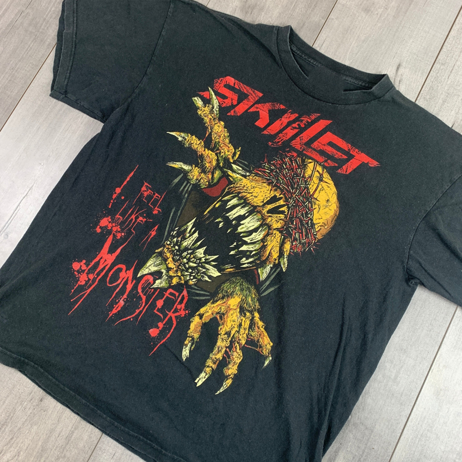 Vintage Skillet Band Unisex T Shirt Size S M L 234XL Cotton Gifl MR332
