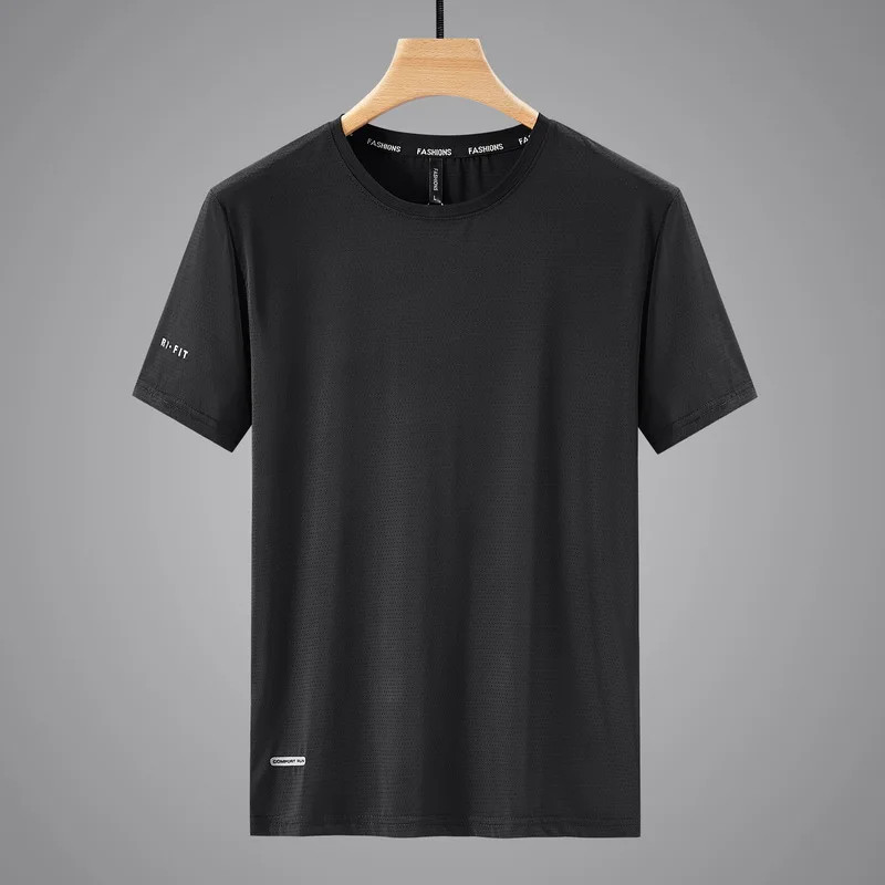 89% Nylon Quick Dry Sport T Shirt Men'S 2025 Short Sleeves Summer Casual OverSiz gallery