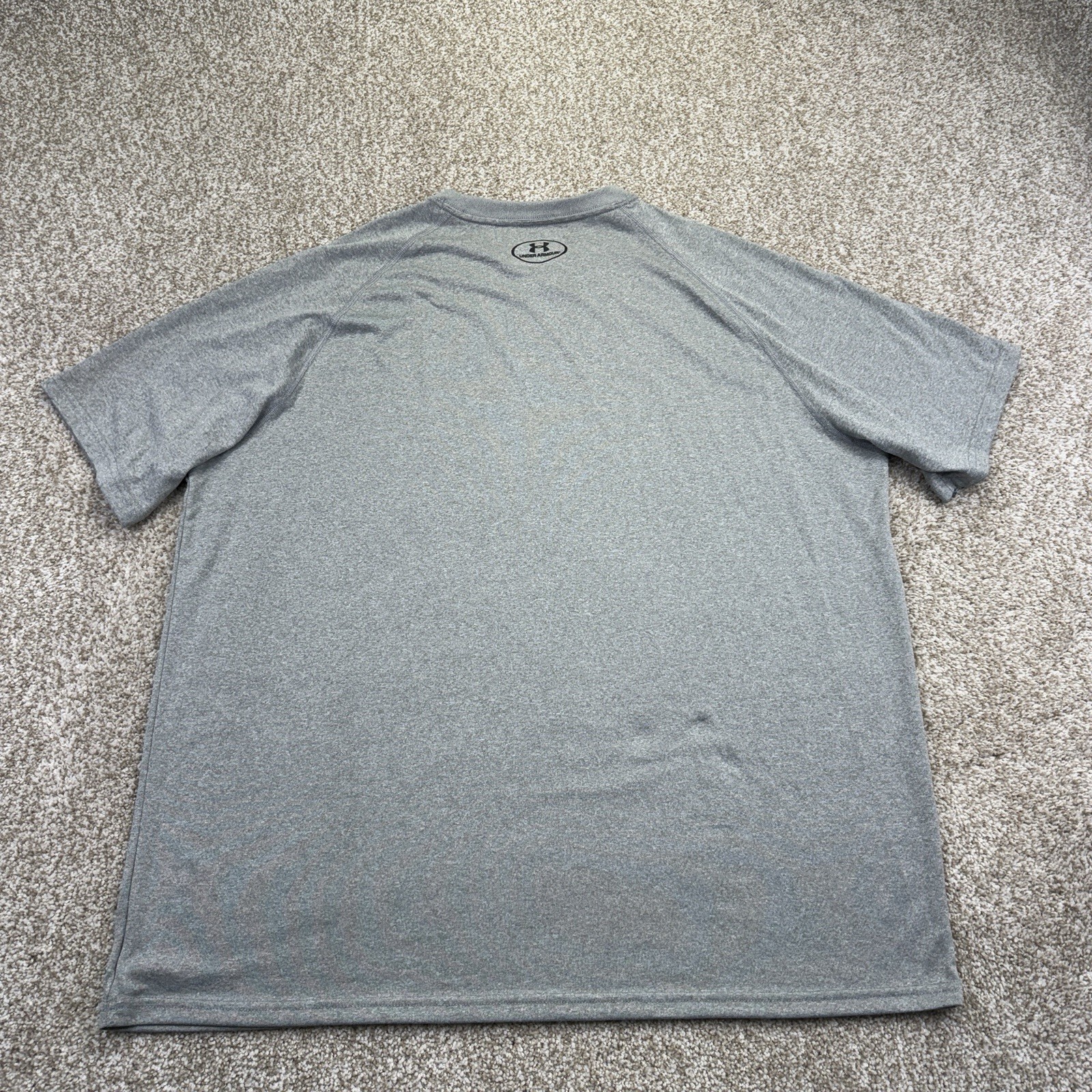 Under Armour Heatgear Training T Shirt Mens 2XL Gray Short Sleeve Raglan 1228539 gallery