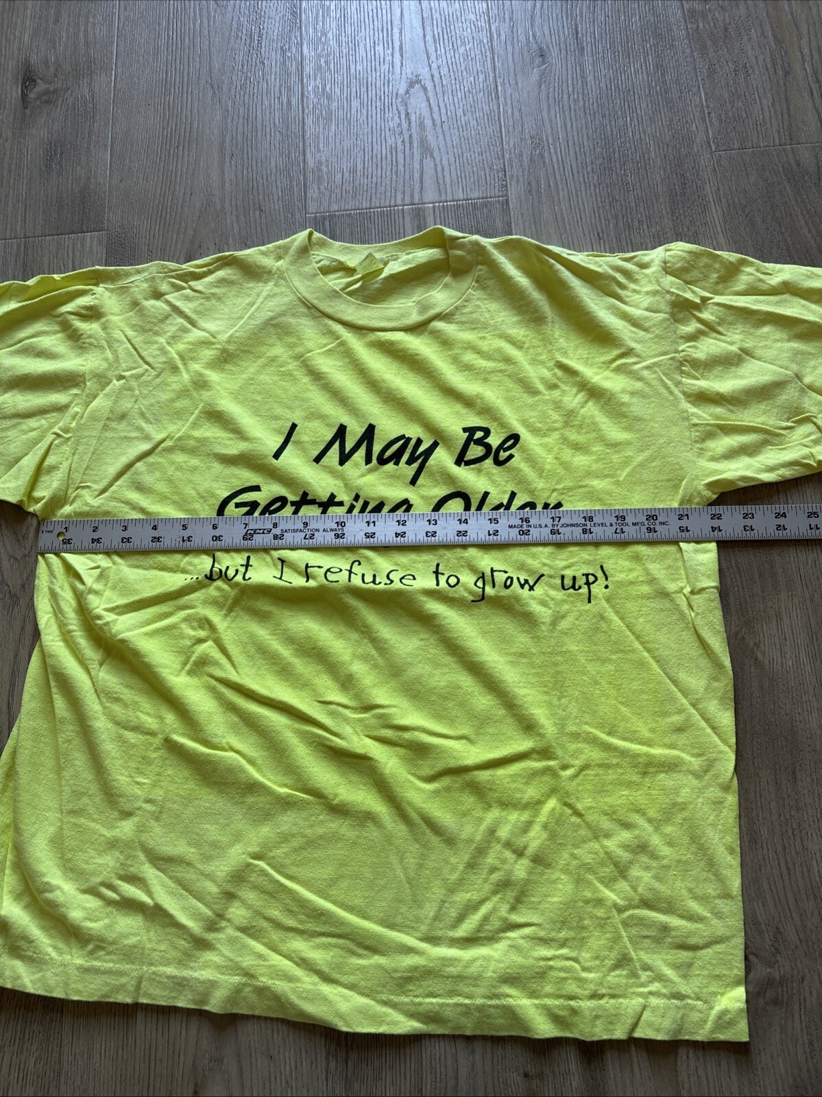 Vintage 90s Growing up Quote Humor T Shirt Mens Size XL gallery