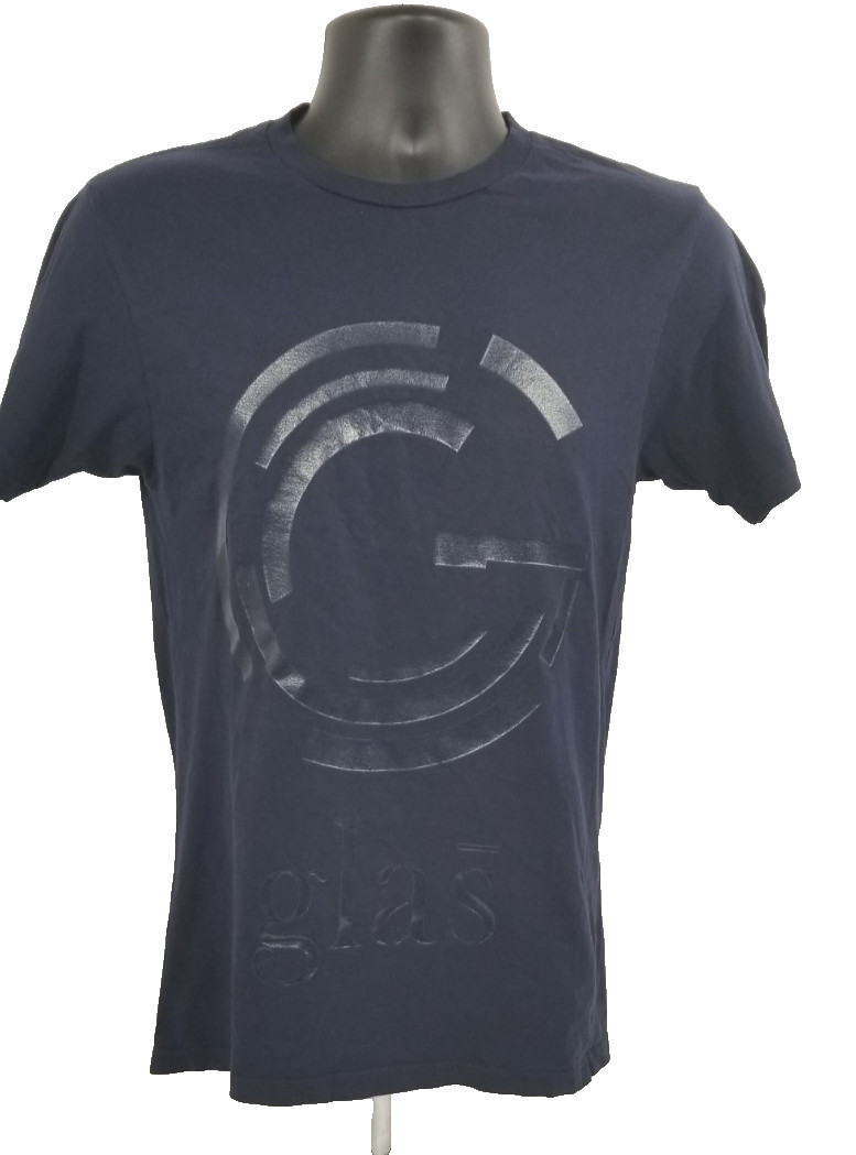T Shirt XXXL Navy Blue 100% Cotton Glas Vapor Soft Comfy Active Cool Summer a gallery