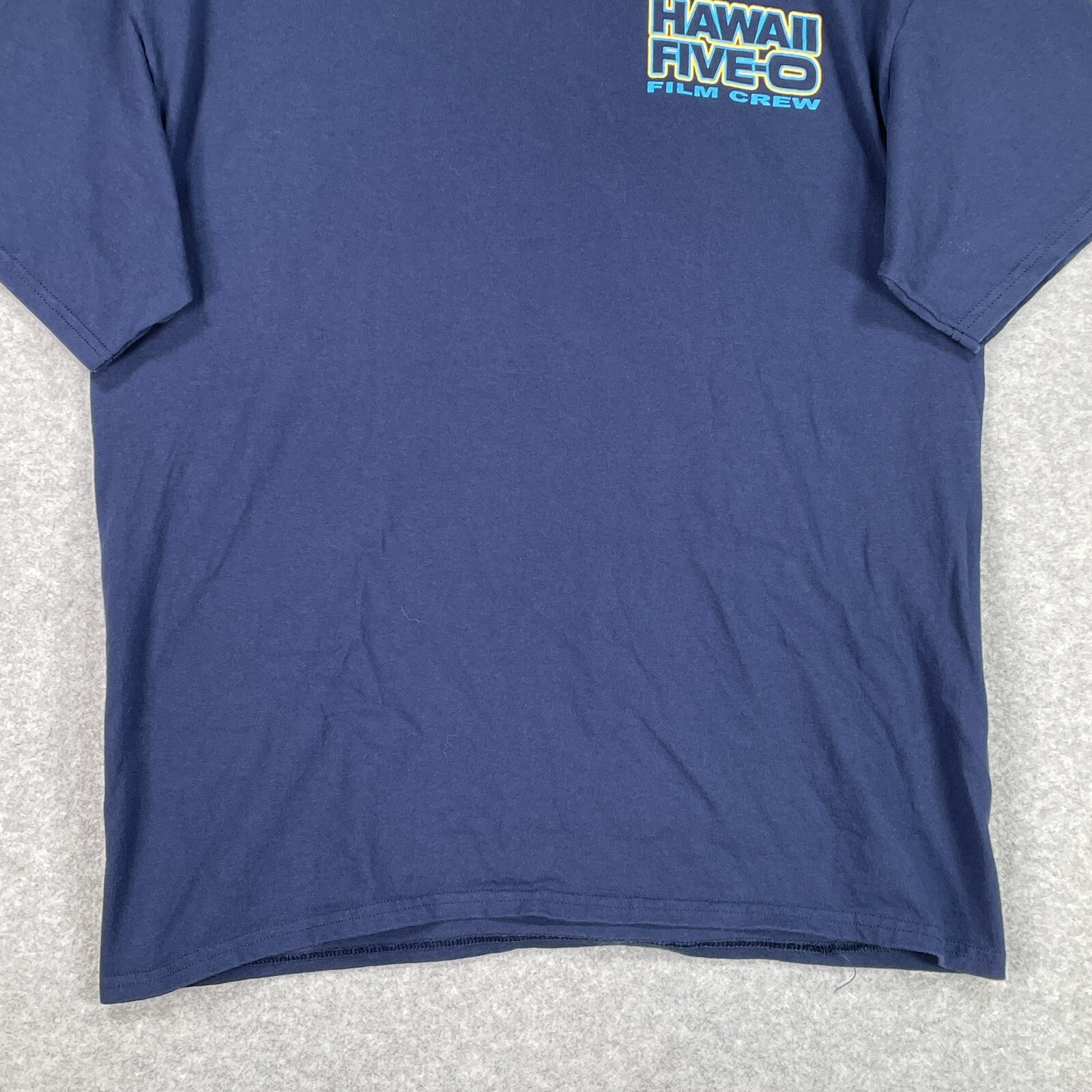 Hawaii Five O Shirt Mens L Blue Film Crew Short Sleeve Crew Neck Beach gallery