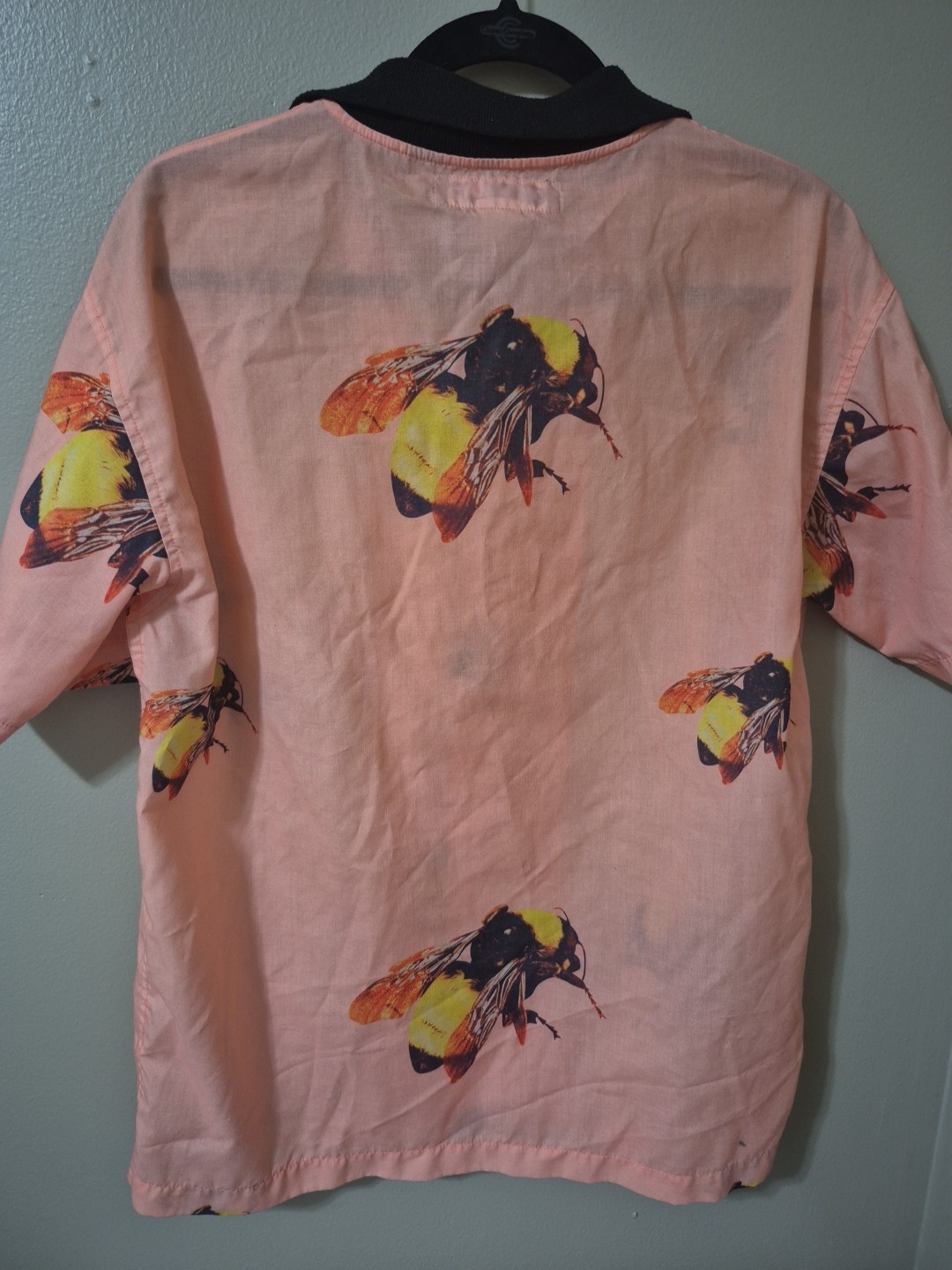 Golf Wang Bumble Bee Short Sleeve Button Up Shirt Tyler The Creator Mens Medium gallery