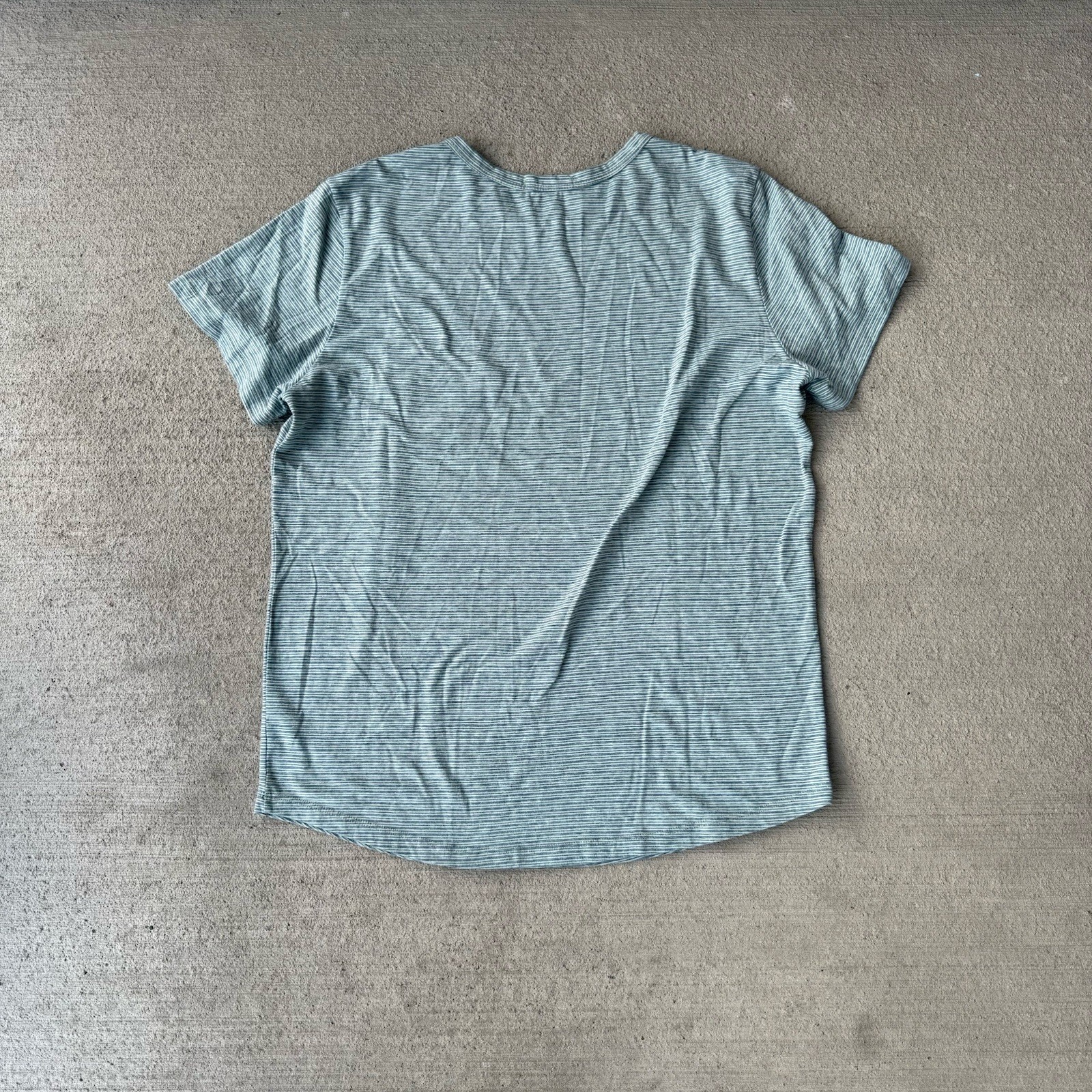 marine layer men’s short sleeve hemp cotton relaxed tee size M gallery