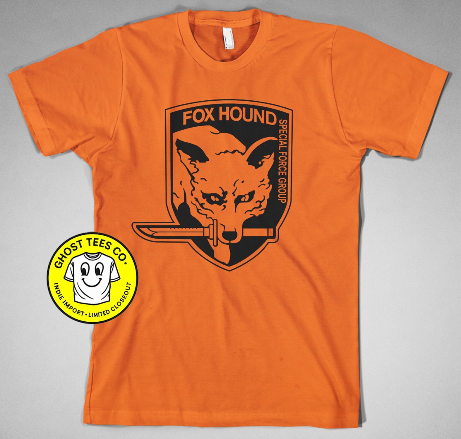 Metal Gear Solid Fox Hound Foxhound Snake Playstation MSX Special Forces T-Shirt gallery