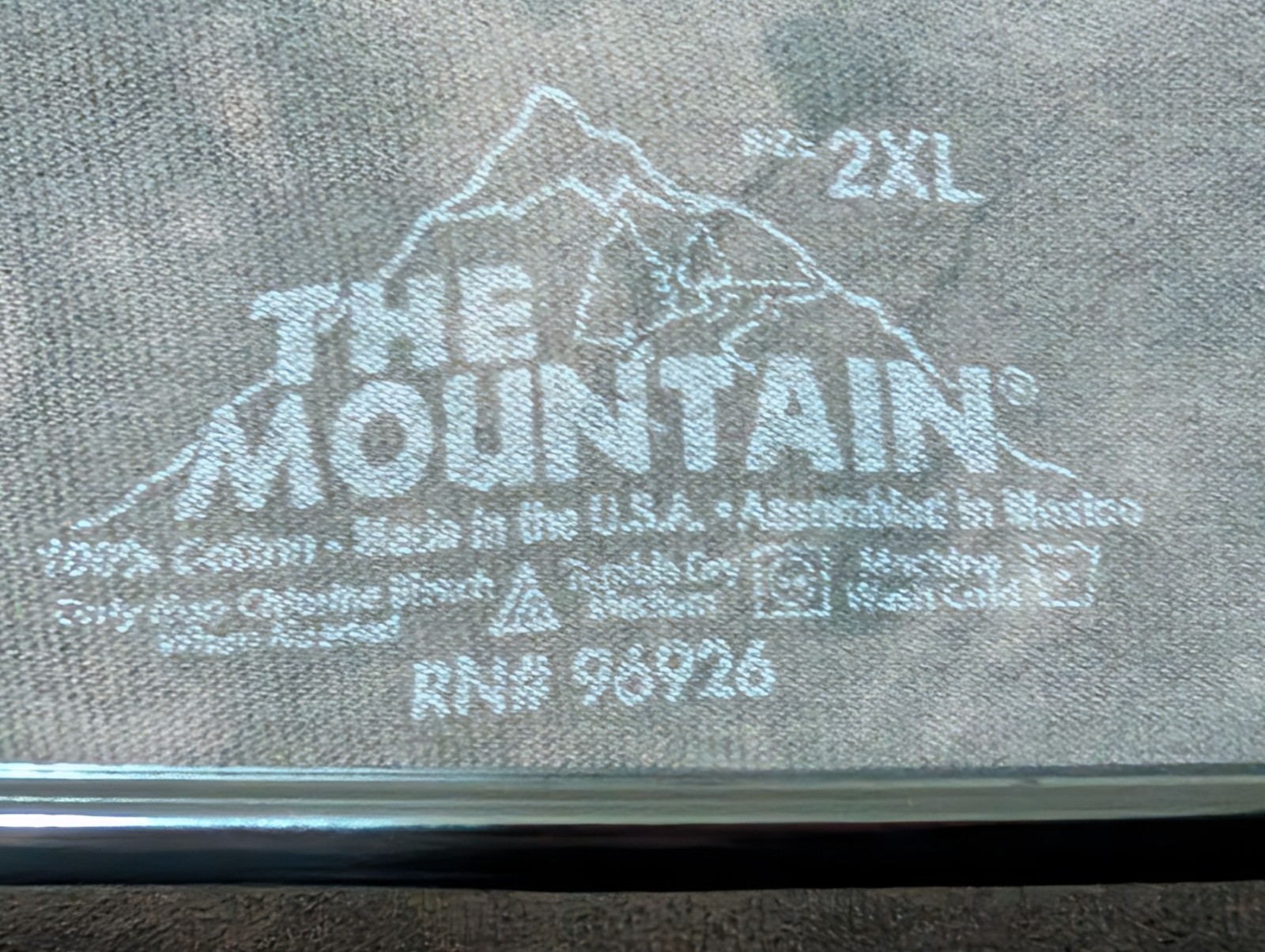 The Mountain Mens T-shirt Brown "Seidhr" Goddess Flawed Retired Logo 2XL #6494 gallery