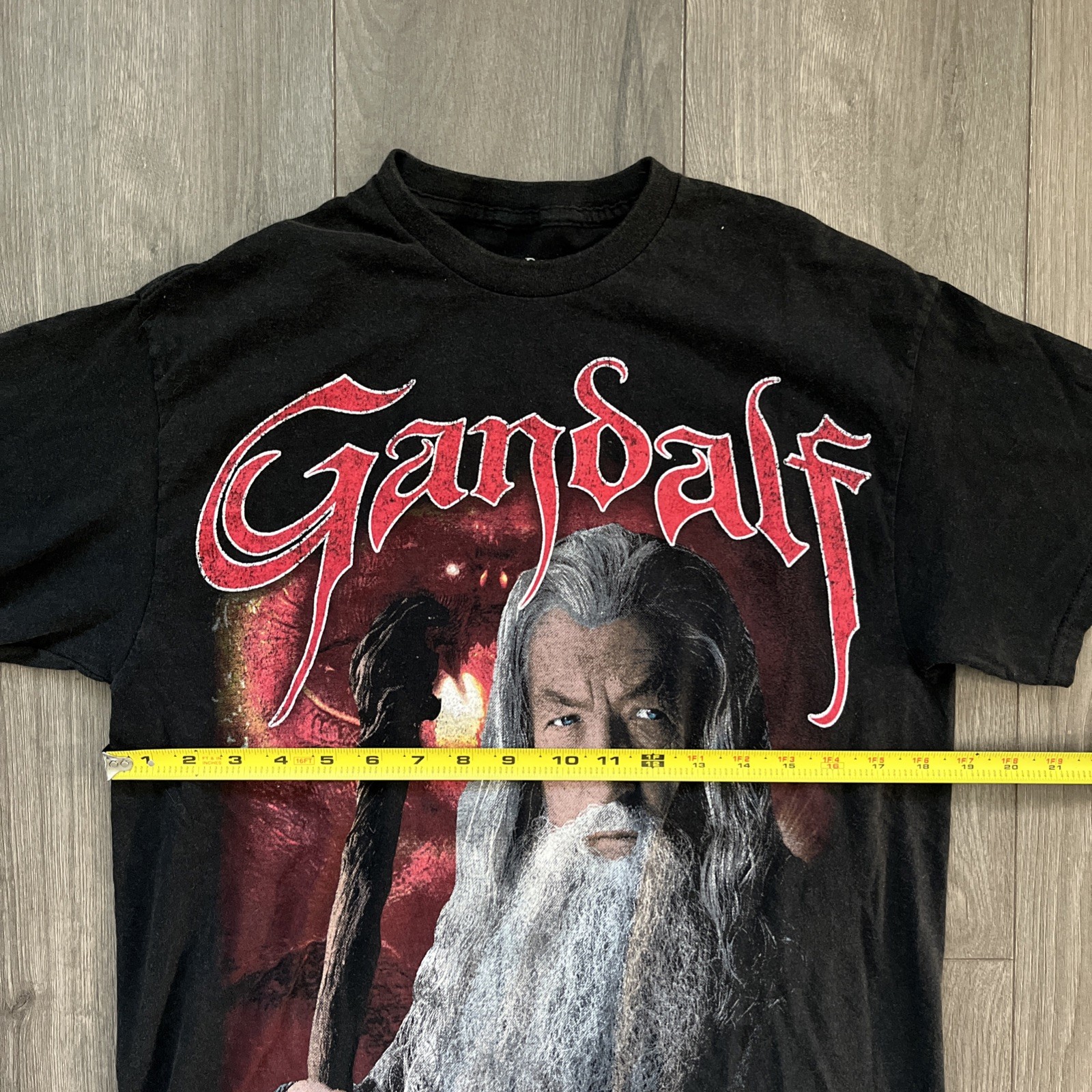 The Lord Of The Rings Gandalf American Thrift T Shirt Mens S Black Short Sleeve gallery