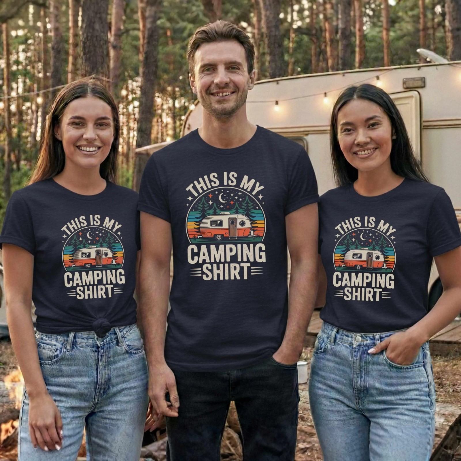 This My Camping Shirt Happy Camper Summer Tee T-Shirt gallery