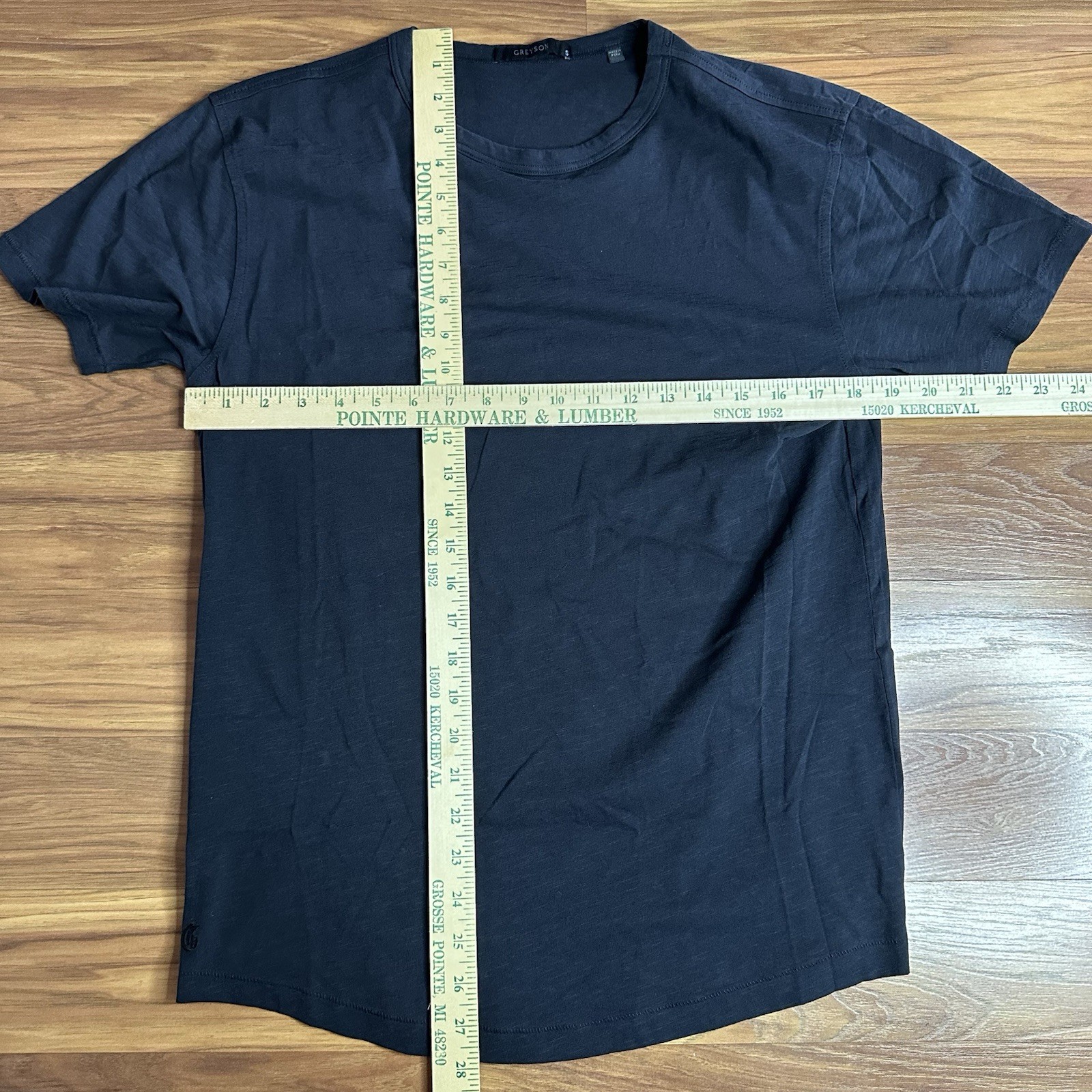 Greyson Shirt Men's Small Black Performance Pima Cotton Nylon Blend Stretch gallery