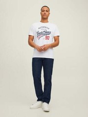 Jack & Jones Men’s 3-Pack JJETHAN Crew Neck T-Shirts – 100% Cotton