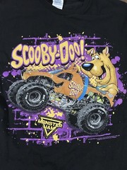 2020 Scooby-Doo! Monster Jam Tshirt Delta Pro Weight Black Size Medium Rare