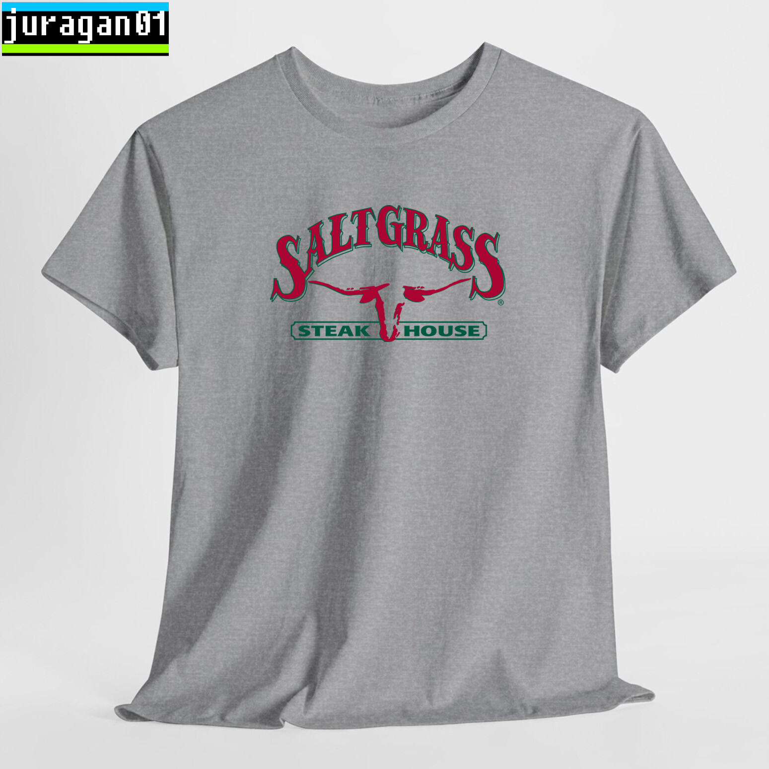 Saltgrass Steak House Logo Black/Navy/Sport Grey/White/Choco T-Shirt S-5XL gallery
