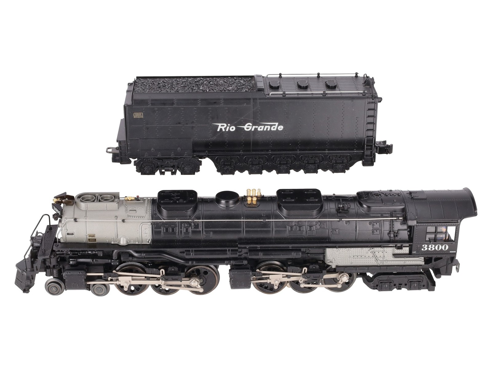Lionel 6-38014 O Gauge D&RG 4-6-6-4 Steam Locomotive & Tender #3800 with TMCC