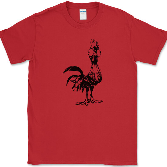 HEIHEI CHICKEN T-Shirt Funny Moana Humor Movie Novelty Tee on Gildan gallery
