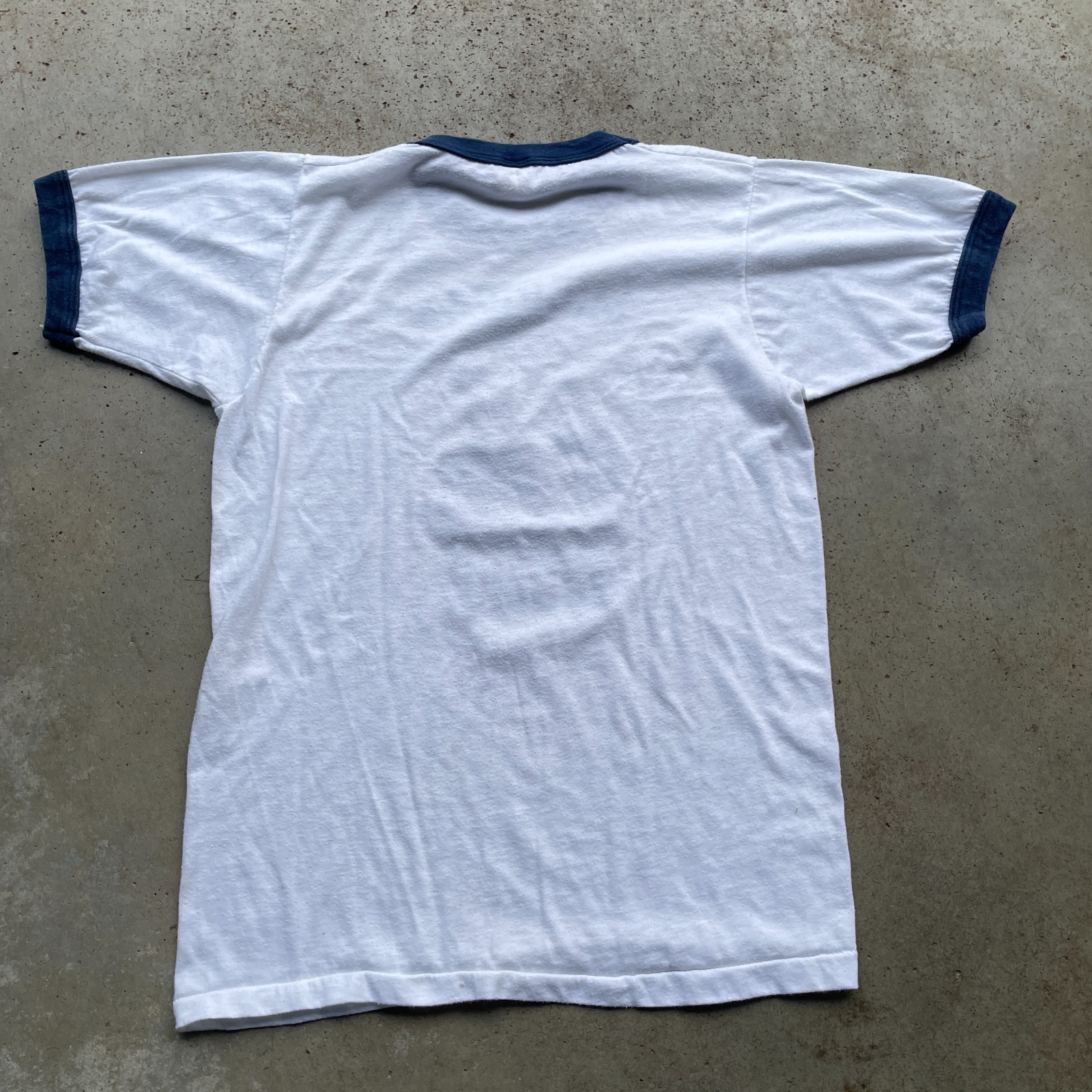 Vintage 1987 Michigan Soccer School T-Shirt Ringer Men's Small Regular Fit gallery