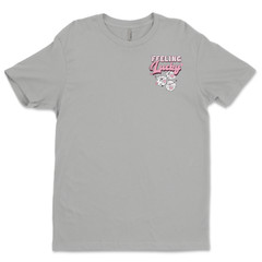 DTF Feeling Lucky/ Custom Unisex Soft Style T-Shirts, Next Level- Cotton