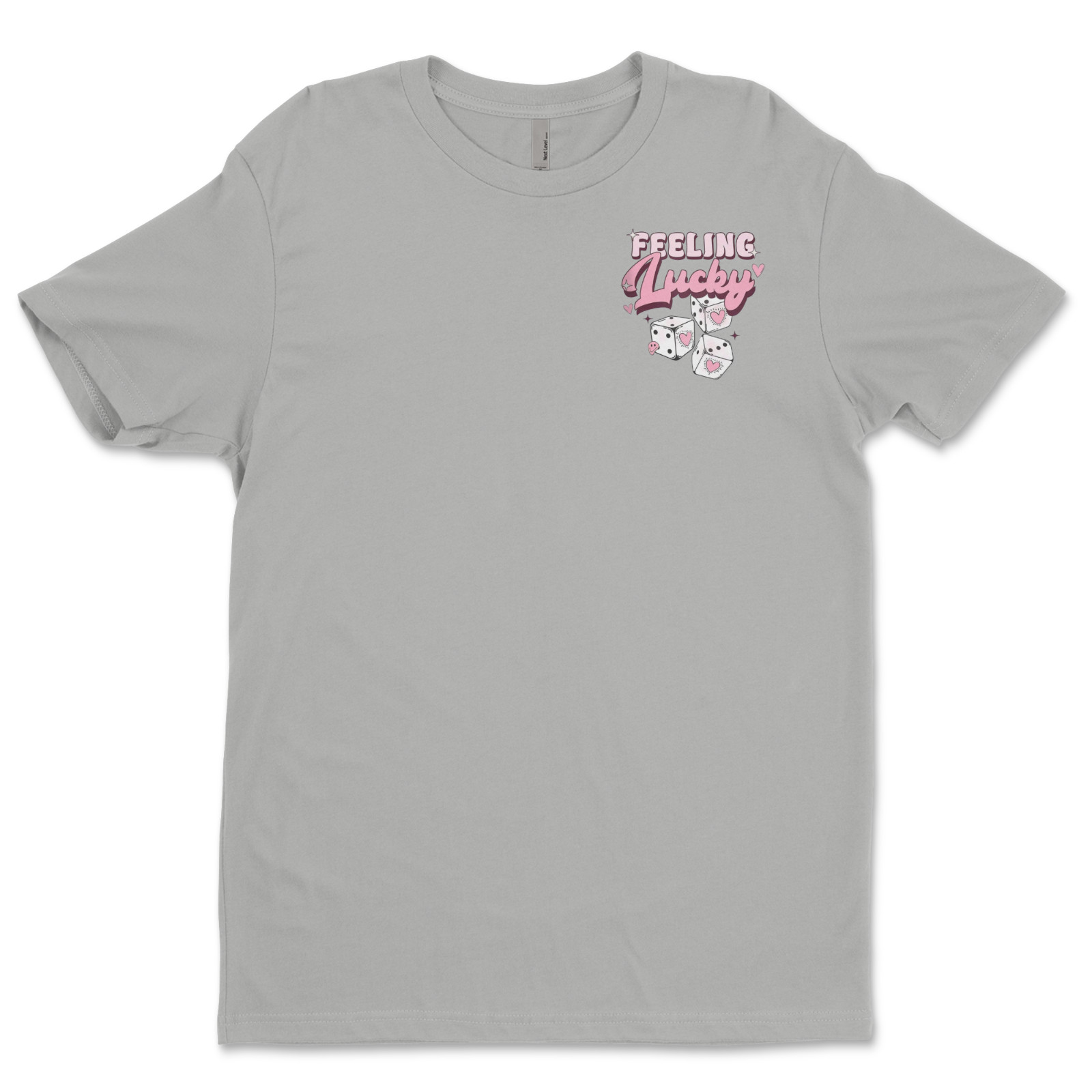 DTF Feeling Lucky/ Custom Unisex Soft Style T-Shirts, Next Level- Cotton gallery