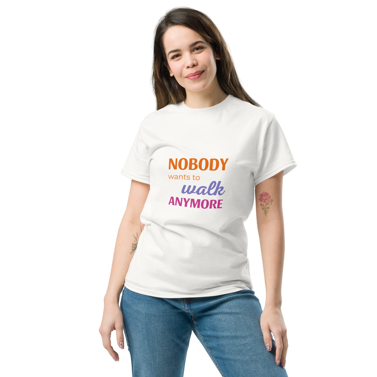 Nobody Wants to Walk Anymore - Color Cotton Tee gallery