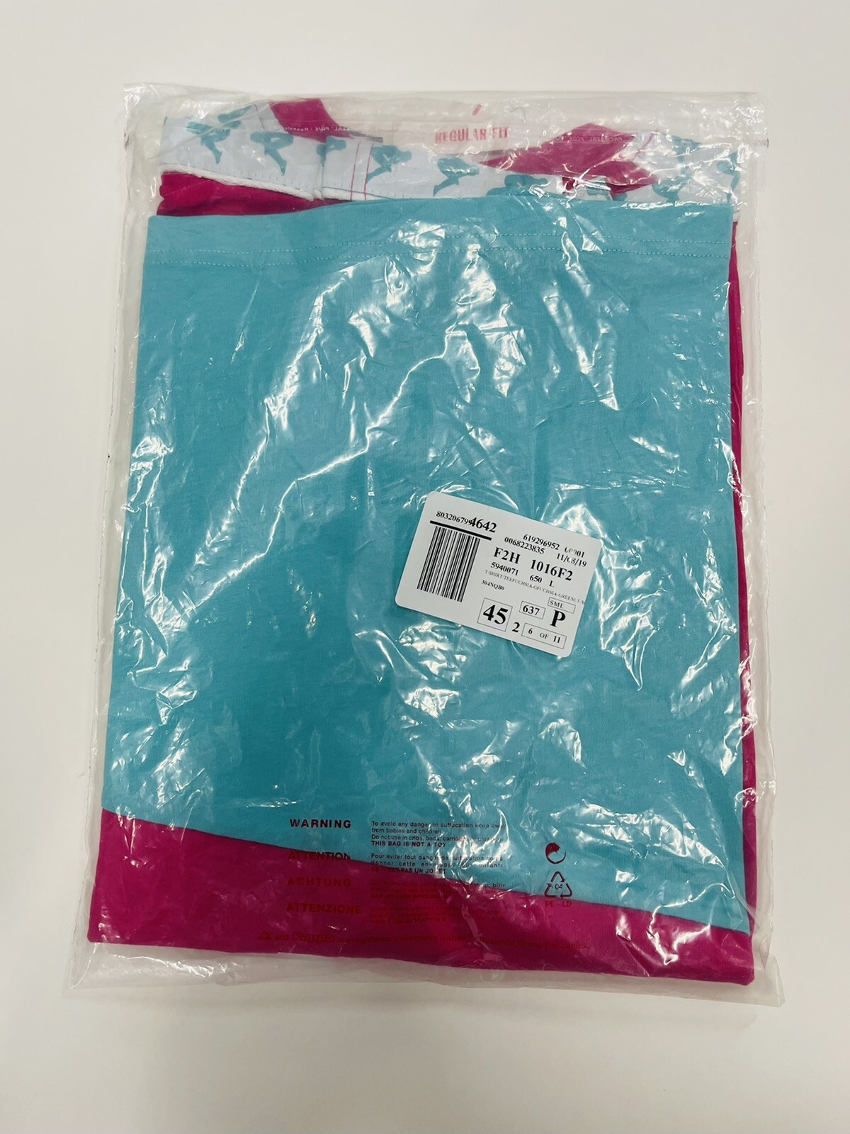Kappa 222 Banda Balima T-Shirt Men's Tee Pink Size Large 100% Authentic New gallery
