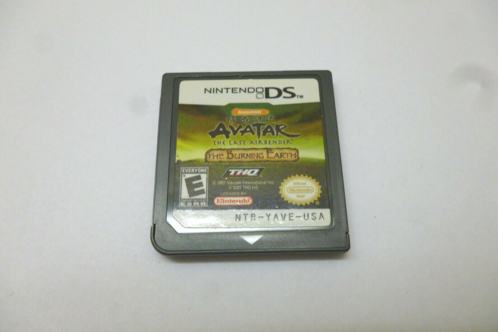 Nintendo DS Avitar The Last Air Bender The Burning Earth Game Only