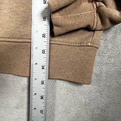 Jordan Flight Fleece Men’s Small Pullover Hoodie Hemp-Heather DQ7338-201-EUC