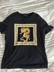 Versace black Dragon Insert Tshirt Men’s Medium