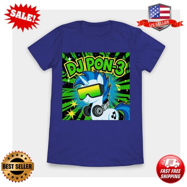 My Little Pony DJ Pon-3 Girls Cold-Shoulder T-Shirt