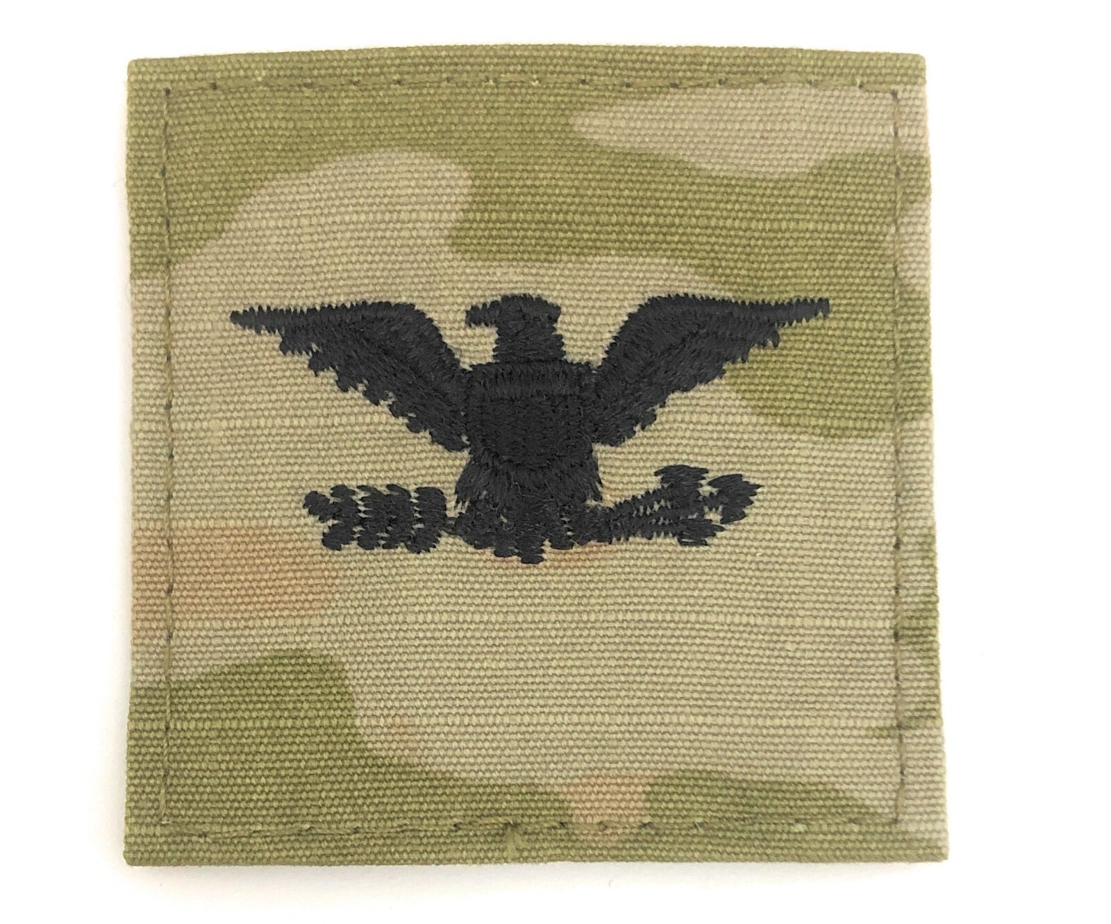 US Army OCP Rank 2×2 With Hook Fastener – O6 Colonel
