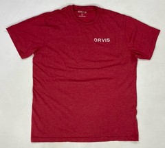 Orvis Quality Traditional Sporting Goods Graphic T-shirt Men Medium Red