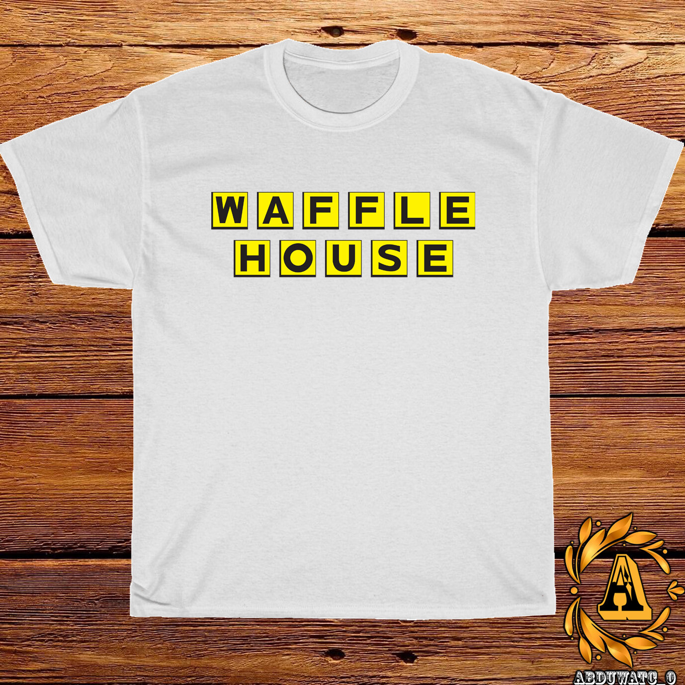 New Waffle House Restaurant Logo Black/Sport Grey/White/Navy/Red T-Shirt S-5XL gallery