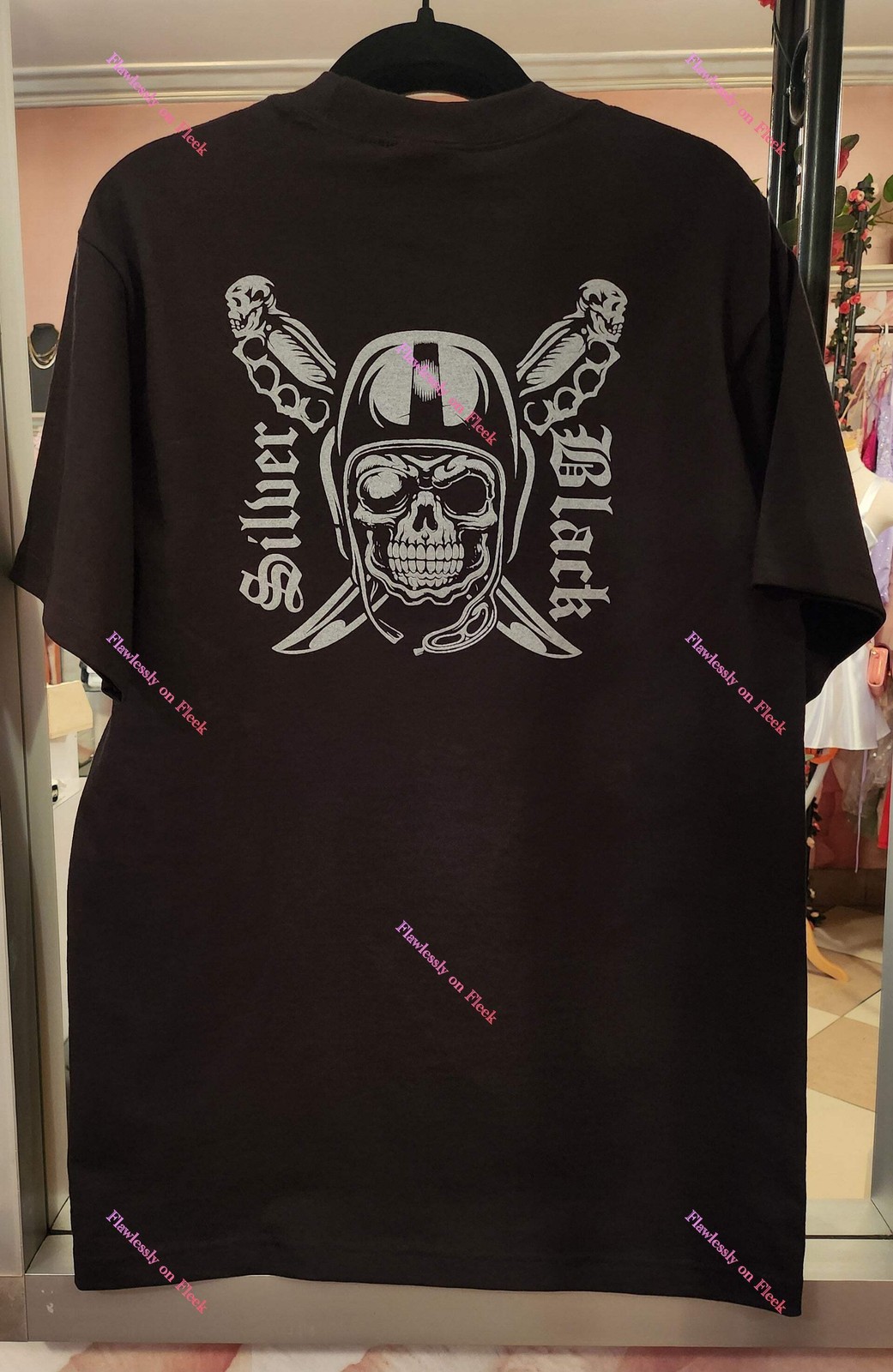 Raiders Silver & Black One Nation T-Shirt gallery