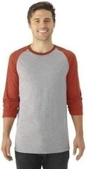 Jerzees Mens Dri-Power Active Triblend Baseball Raglan T-Shirt (601RR)
