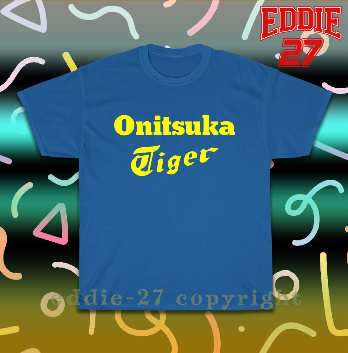 New Tee Shirt Onitsuka Tiger Logo Men's T-Shirt American Tee Shirt gallery