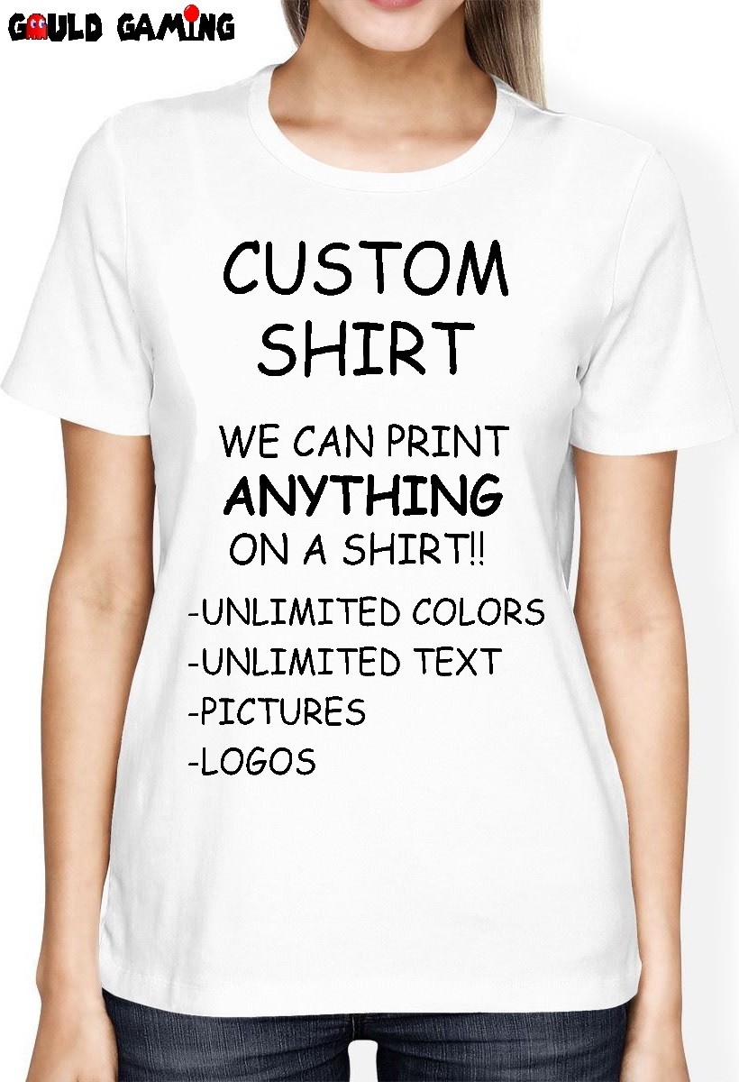 Custom Personalized T-Shirt Printing with your photo, text, logo, anything New gallery