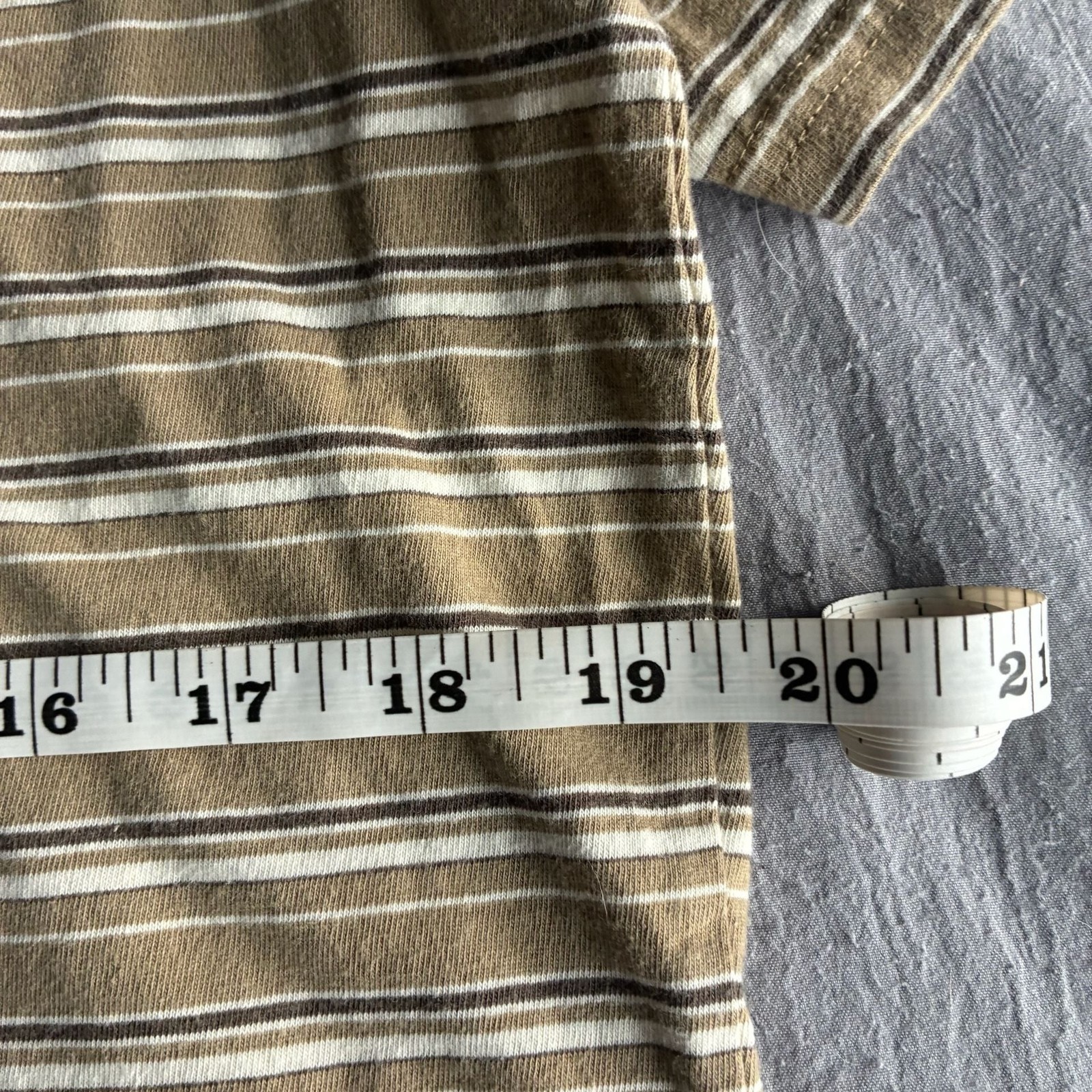 Volcom Men's Sylvan Striped Pocket T-Shirt Khaki gallery