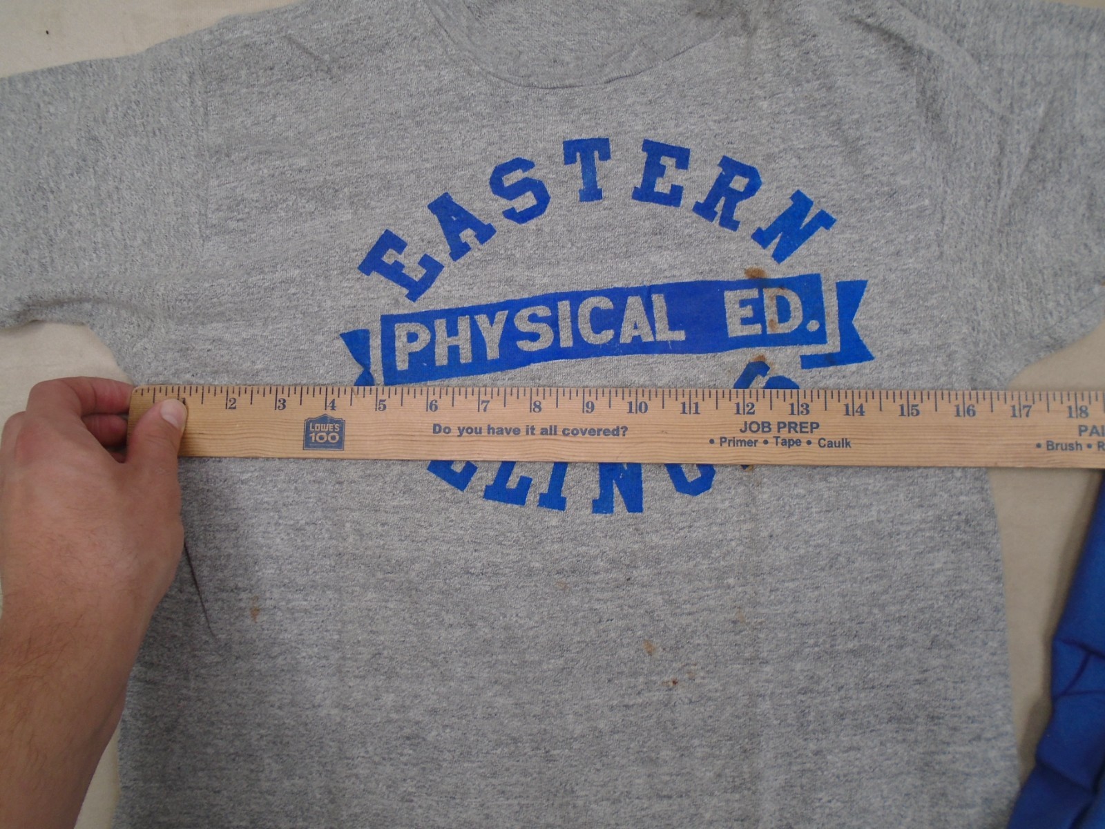 Vintage 50s Eastern Illinois University Physical Ed.T Shirt & Shorts Gym M gallery