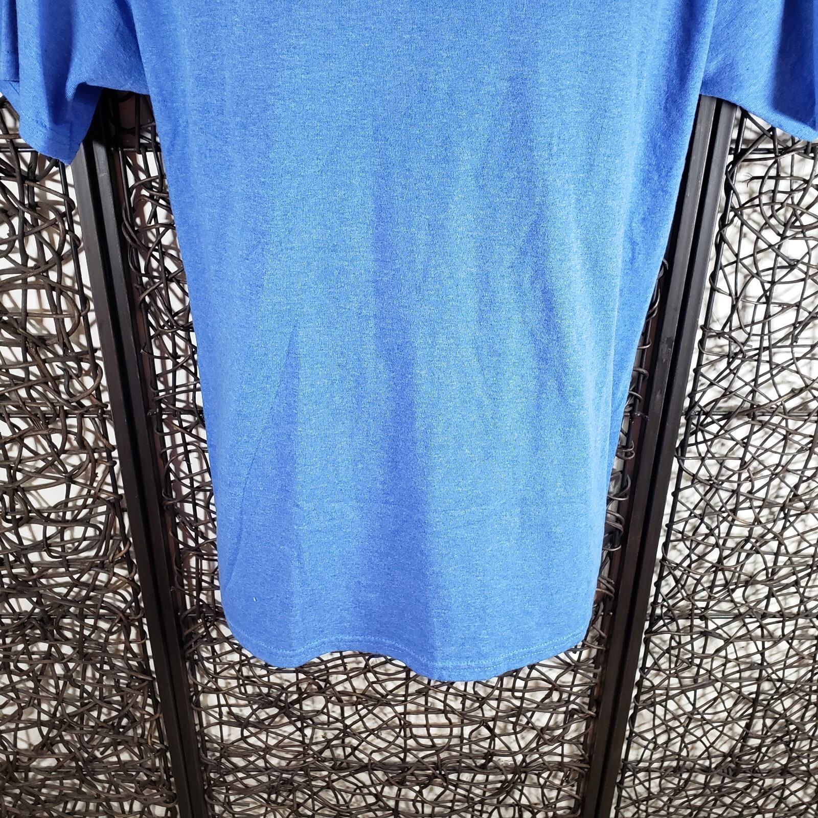 NWT FISH SKINZ MENS SHORT SLEEVE T TEE SHIRT SZ. M BLUE DOUBLE SIDED COTTON POLY gallery