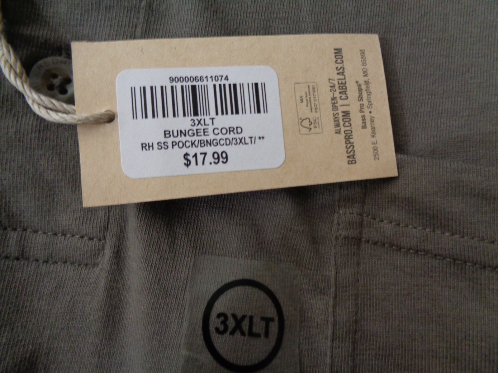 Men's Short Sleeve, Cotton Henley's by Red Head in Size 3XLT-Qty 2 gallery