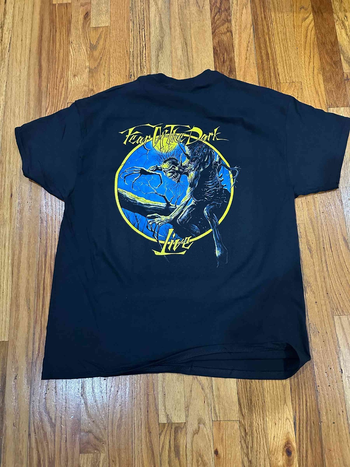 Iron Maiden Fear of the Dark Live 1993 Black T-Shirt Size S to 2XL gallery