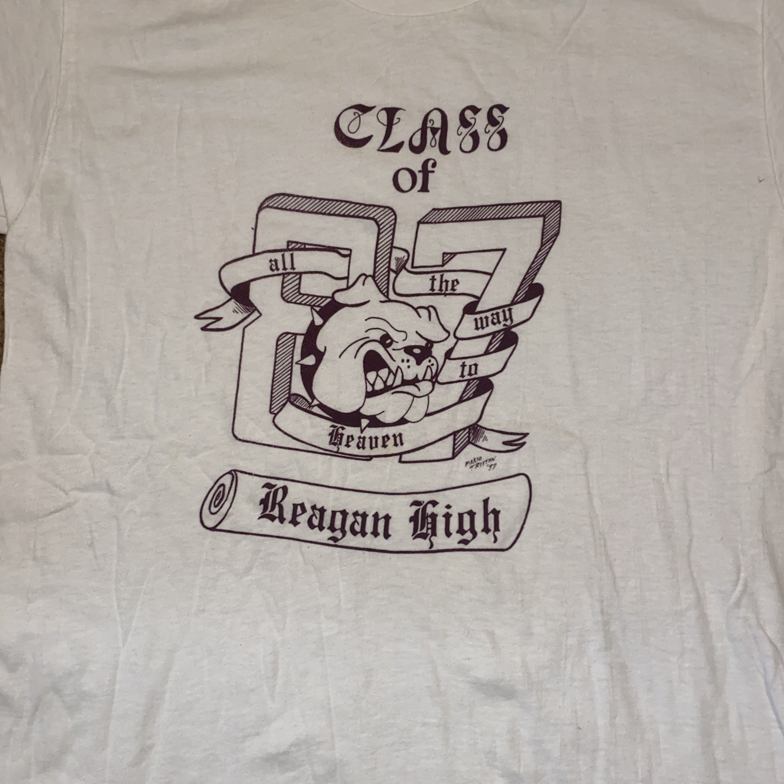 VTG John Regan High School Houston TX Class Of 97 Stedman Single Stitch Shirt L gallery