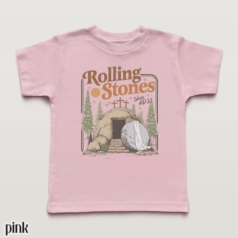 Rolling Christian T-Shirt Easter Clothing Jesus Christ Shirt gallery