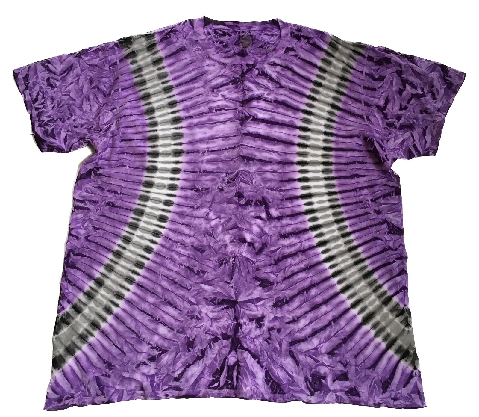 *New* 2XL - Sm Handmade Tie Dye, Violet Black Bender, Crew or V-Neck gallery