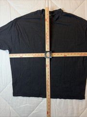 ASOS DESIGN Mens Size L Black Oversized Boxy Drop Shoulder Crew Neck T-Shirt Tee