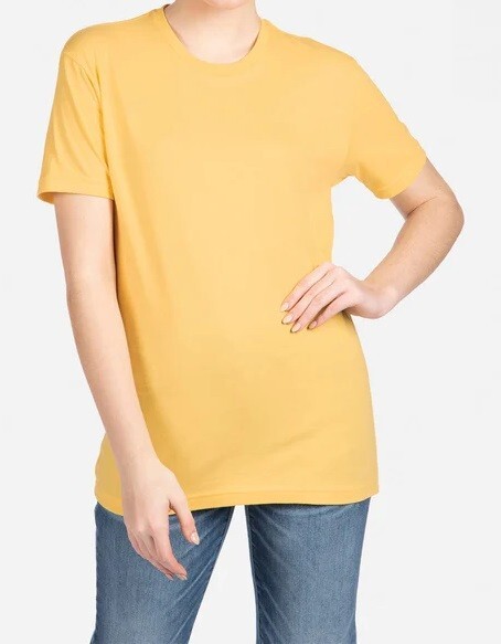 Next Level Unisex Premium Plain TShirt Super Soft Blank Fit T-Shirt 3600 BANANA gallery