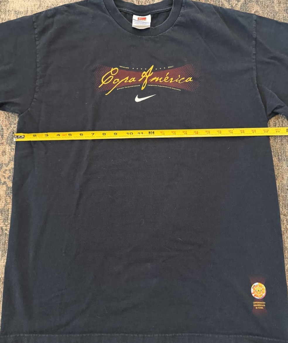 Vintage 2007 Copa America Venezuela Soccer T Shirt Graphic SZ L Nike Futbol gallery