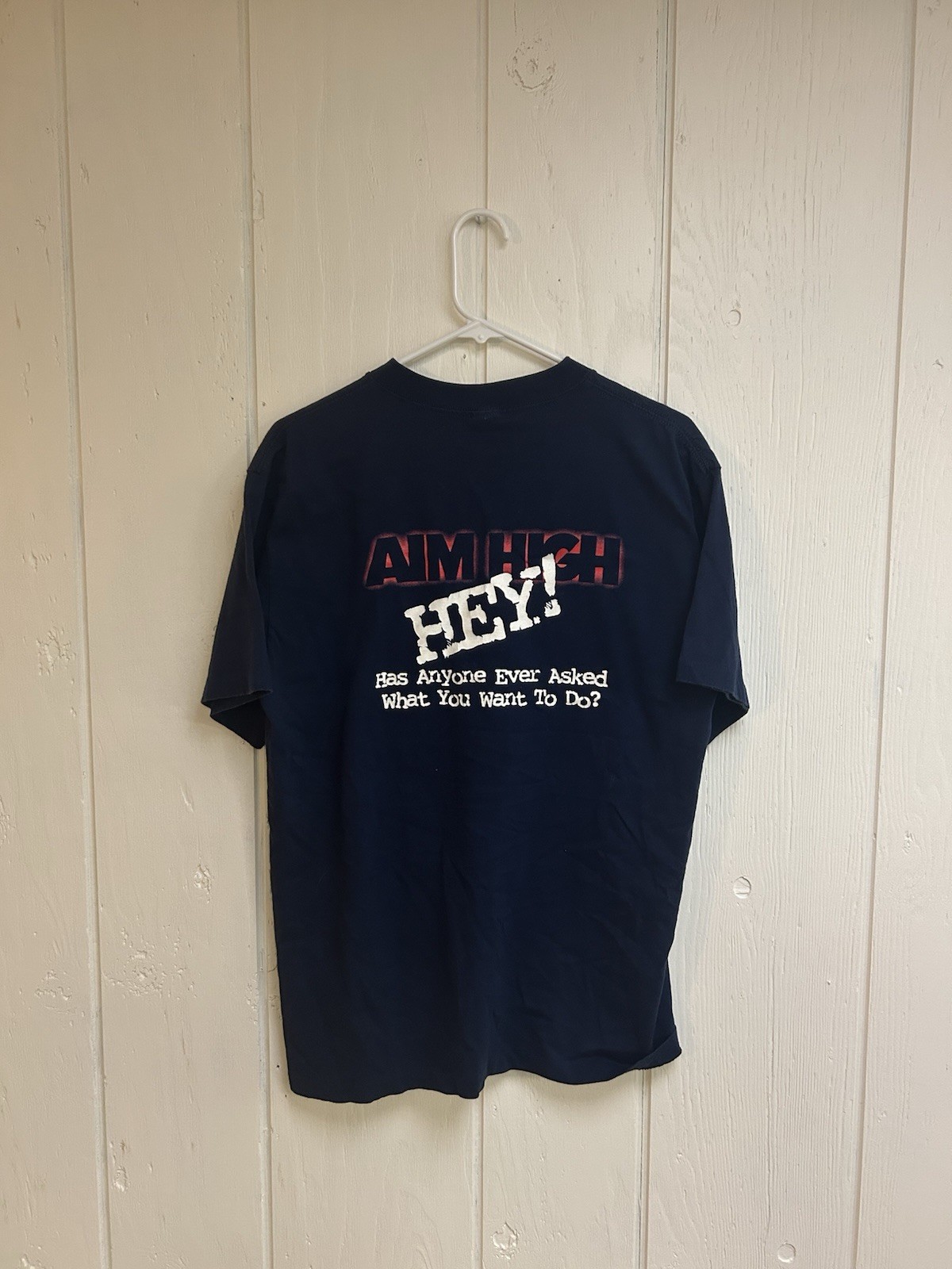 VINTAGE US Air Force Shirt Adult Extra Large Blue Single Stitch Military Mens L gallery