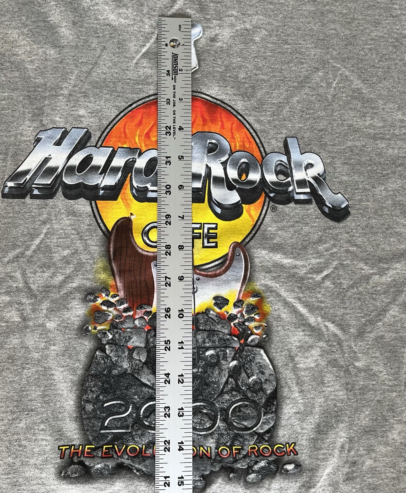 Vintage Hard Rock Cafe San Diego Evolution of Rock Shirt Mens XL Gray Deadstock gallery