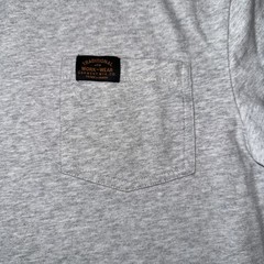 Superdry Men’s Med Heathered Gray Pocket T-Shirt Traditional Workwear Crewneck M