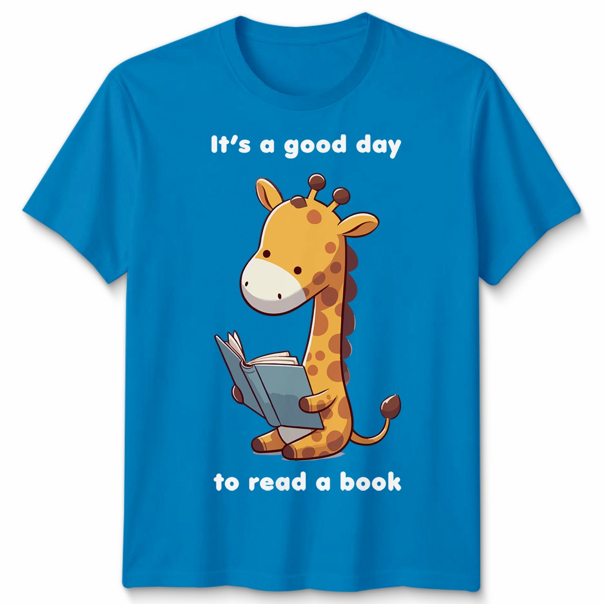 World Book Day Giraffe Reading Mens Womens T Shirt It Is a Good to Read a Book gallery