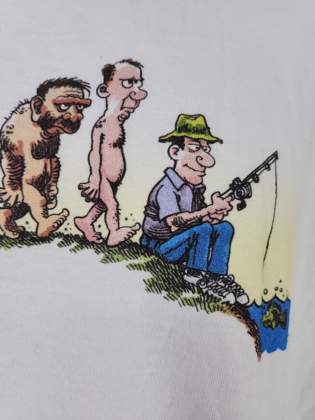 Got Fish T-shirt By Daryl Cagle Cartoonist Evo-T T-shirt Men's Size Large gallery